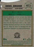2025 Bowman #ROY-13 Adael Amador Rookie of the Year Favorites