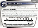 2025 Bowman #BCP-16 Engelth Urena Chrome Prospects