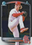 2025 Bowman #BCP-25 Quinn Mathews Chrome Prospects