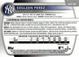 2025 Bowman #BCP-80 Edgleen Perez Chrome Prospects