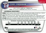 2025 Bowman #BCP-112 Cody Freeman Chrome Prospects
