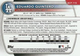 2025 Bowman #BCP-115 Eduardo Quintero Chrome Prospects