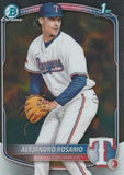 2025 Bowman #BCP-125 Alejandro Rosario Chrome Prospects