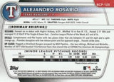 2025 Bowman #BCP-125 Alejandro Rosario Chrome Prospects