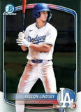 2025 Bowman #BCP-137 Kellon Lindsey Chrome Prospects