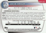 2025 Bowman #BCP-143 Jakob Wright Chrome Prospects