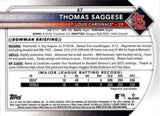 2025 Bowman #57 Thomas Saggese