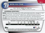 2025 Bowman #BP-6 Wen-Hui Pan Prospects