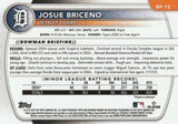 2025 Bowman #BP-13 Josue Briceno Prospects