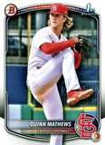 2025 Bowman #BP-25 Quinn Mathews Prospects