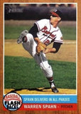 2011 Topps Heritage #BF-8 Warren Spahn Baseball Flashbacks