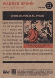 2011 Topps Heritage #BF-8 Warren Spahn Baseball Flashbacks