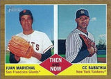 2011 Topps Heritage #TN-8 Juan Marichal / CC Sabathia Then and Now