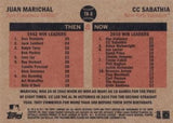 2011 Topps Heritage #TN-8 Juan Marichal / CC Sabathia Then and Now