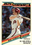 2023 Topps Heritage #74H-9 Mike Schmidt 1974 Highlights