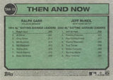 2023 Topps Heritage #TAN-15 Ralph Garr / Jeff McNeil Then and Now