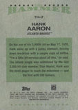 2023 Topps Heritage #TH-7 Hank Aaron The Hammer