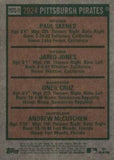 2024 Topps Heritage - 1975 Topps Team Quads #75TQ-11  Paul Skenes