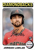 2024 Topps Heritage #429 Jordan Lawlar White Border