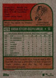 2024 Topps Heritage #429 Jordan Lawlar White Border
