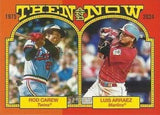 2024 Topps Heritage - Then and Now #TAN-7 Luis Arraez / Rod Carew