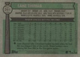 2025 Topps Heritage #261 Lane Thomas Chrome Light Blue Sparkle Refractor