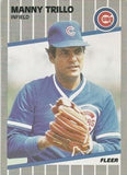 1989 Fleer #440a Manny Trillo