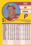 1991 Fleer #395 Len Dykstra