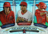 2018 Bowman #TP-LAA Fletcher / Thaiss / Jones Chrome Talent Pipeline