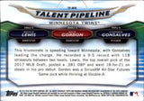 2018 Bowman #TP-MIN Gonsalves / Gordon /  Lewis Chrome Talent Pipeline