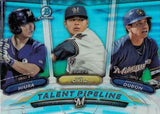 2018 Bowman #TP-MIL Dubon / Ortiz / Hiura Chrome Talent Pipeline