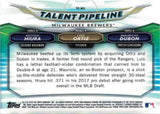 2018 Bowman #TP-MIL Dubon / Ortiz / Hiura Chrome Talent Pipeline