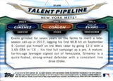 2018 Bowman #TP-NYM Evans / Conlon / Gimenez Chrome Talent Pipeline