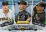 2018 Bowman #TP-PIT Meadows / Keller / Craig Chrome Talent Pipeline