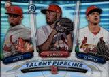 2018 Bowman #TP-STL Tyler O'Neill / Hicks / Gomber Chrome Talent Pipeline