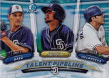 2018 Bowman #TP-SDP Villanueva / Baez / Fernando Tatis Jr. Talent Pipeline