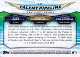 2018 Bowman #TP-SDP Villanueva / Baez / Fernando Tatis Jr. Talent Pipeline