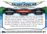 2018 Bowman #TP-SFG Shaw / Hinojosa / Howard Chrome Talent Pipeline