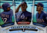 2018 Bowman #TP-TEX Guzman / Jurado / Taveras Chrome Talent Pipeline