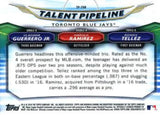 2018 Bowman #TP-TOR Tellez / Vladimir Guerrero Jr. / Ramirez Talent Pipeline