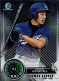 2018 Bowman #BTP-93 Jeren Kendall Bowman Chrome Scouts' Top 100