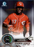 2018 Bowman #BTP-84 Taylor Trammell Bowman Chrome Scouts' Top 100