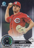 2018 Bowman #BTP-81 Tyler Mahle Bowman Chrome Scouts' Top 100