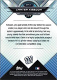 2018 Bowman #BTP-77 Carter Kieboom Bowman Chrome Scouts' Top 100