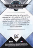 2018 Bowman #BTP-72 Corbin Burnes Bowman Chrome Scouts' Top 100