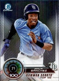 2018 Bowman #BTP-71 Jesus Sanchez Bowman Chrome Scouts' Top 100