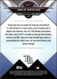 2018 Bowman #BTP-71 Jesus Sanchez Bowman Chrome Scouts' Top 100