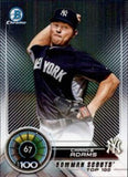 2018 Bowman #BTP-67 Chance Adams Bowman Chrome Scouts' Top 100