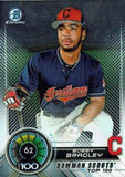 2018 Bowman #BTP-62 Bobby Bradley Bowman Chrome Scouts' Top 100
