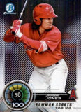 2018 Bowman #BTP-58 Jahmai Jones Bowman Chrome Scouts' Top 100